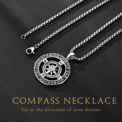 Guiding Light Compass Necklace