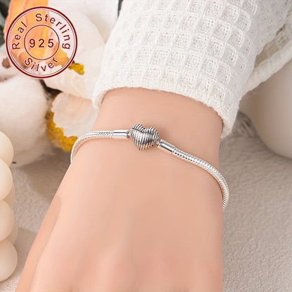 Heartfelt Silver Charm Bracelet