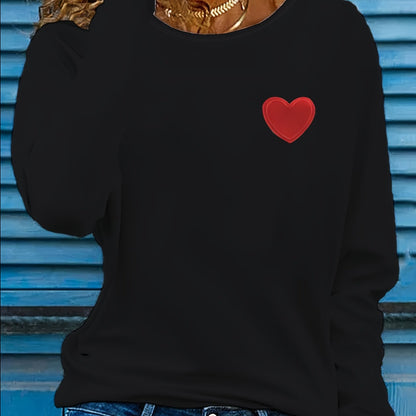 Cozy Heart Long Sleeve Tee