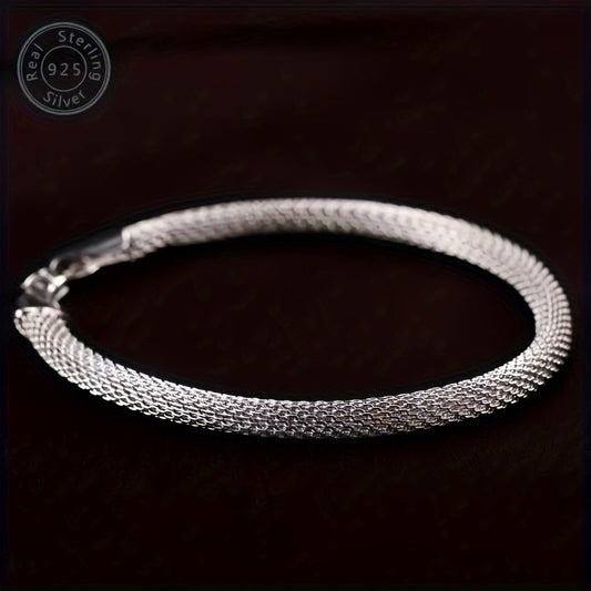 Elegant Silver Bracelet for Him