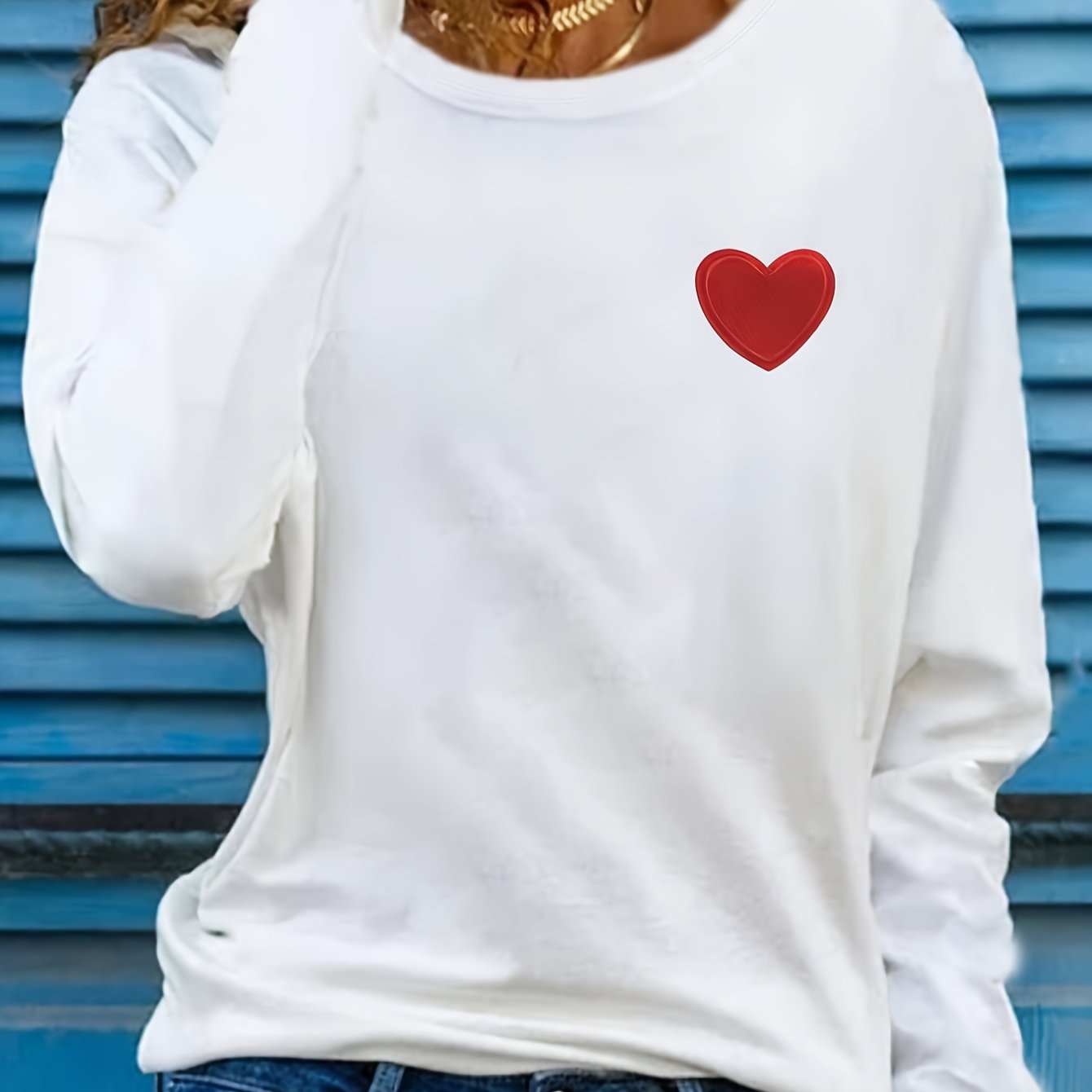 Cozy Heart Long Sleeve Tee