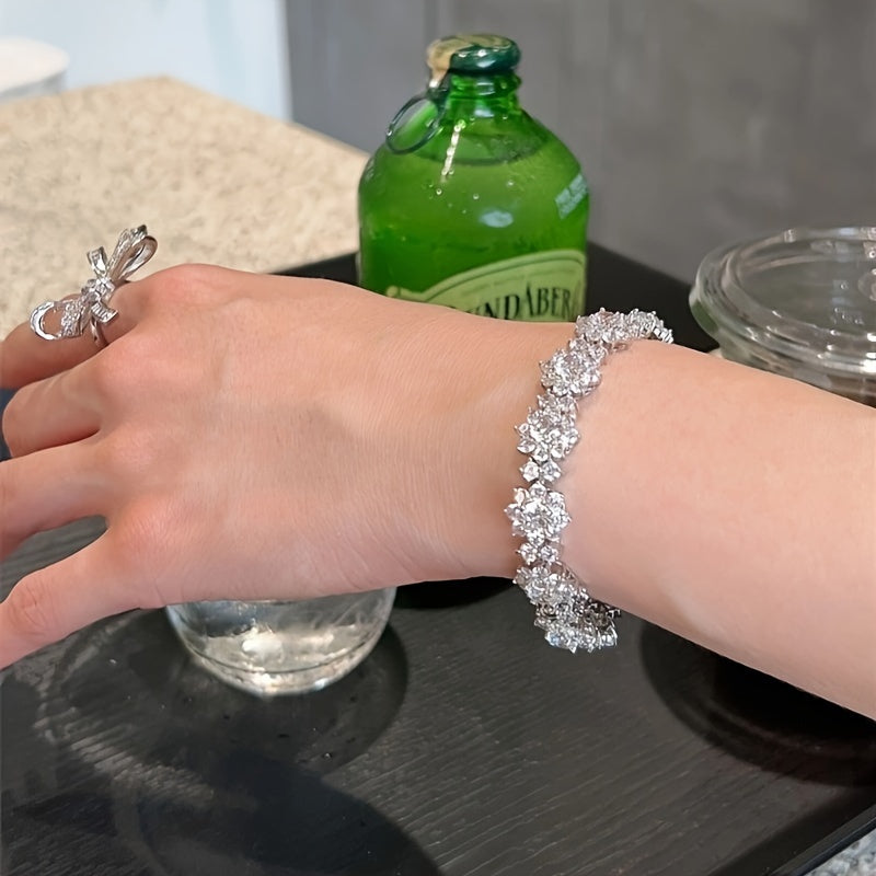 Sparkling Sunflower Bracelet