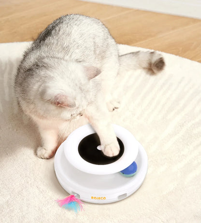 Purrfect Smart Automatic Feather Fun Ball Toy