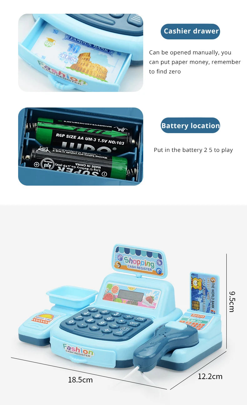 Supermarket Adventure Cashier Toy Set