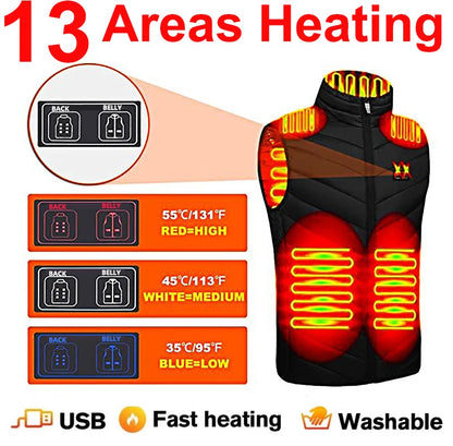 Unisex USB Inner Heated Jacket