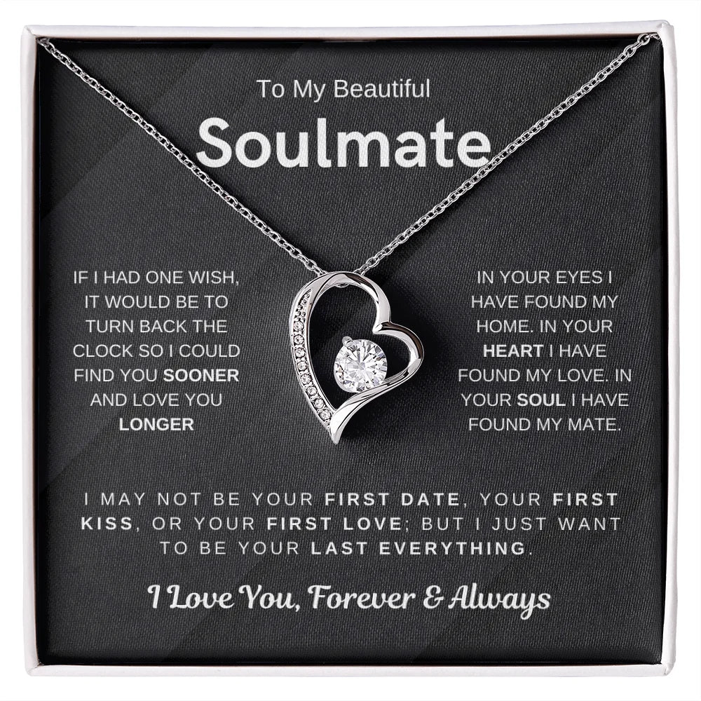 Soulmate Forever Love Heart Necklace