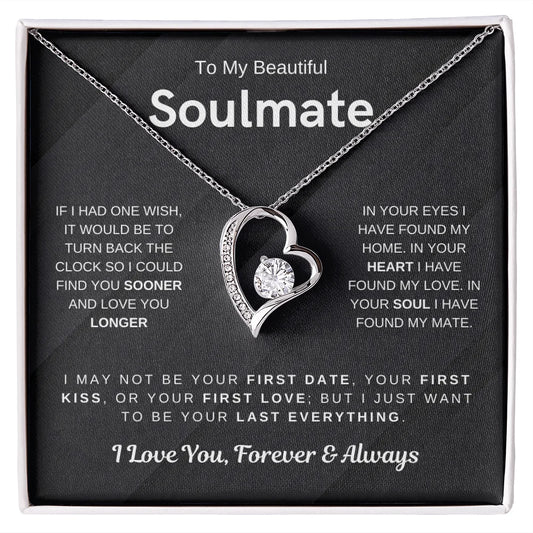 Soulmate Forever Love Heart Necklace