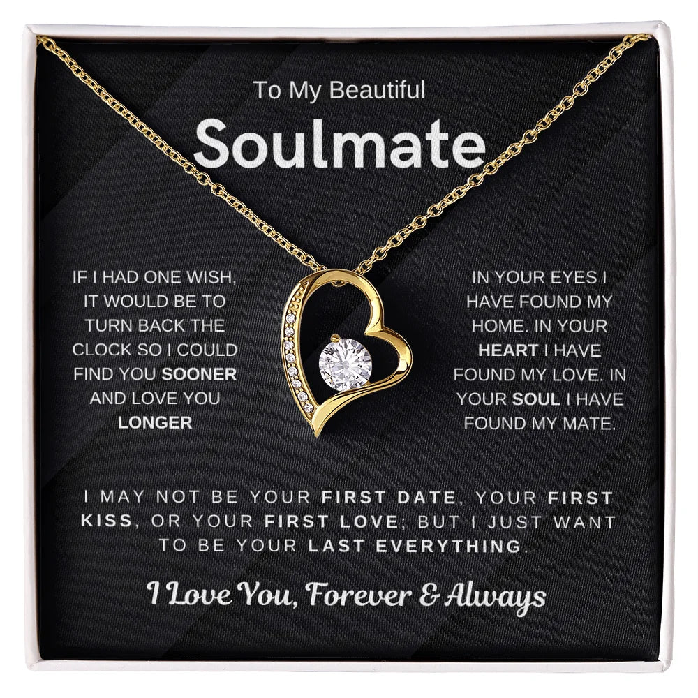 Soulmate Forever Love Heart Necklace