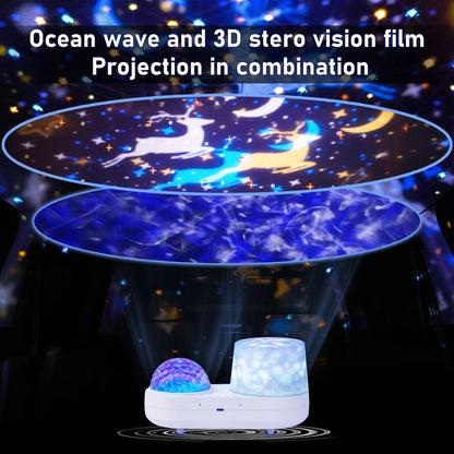 Galactic Starry Night Projector Lamp