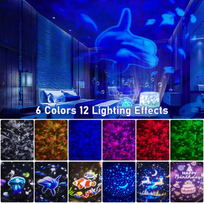 Galactic Starry Night Projector Lamp