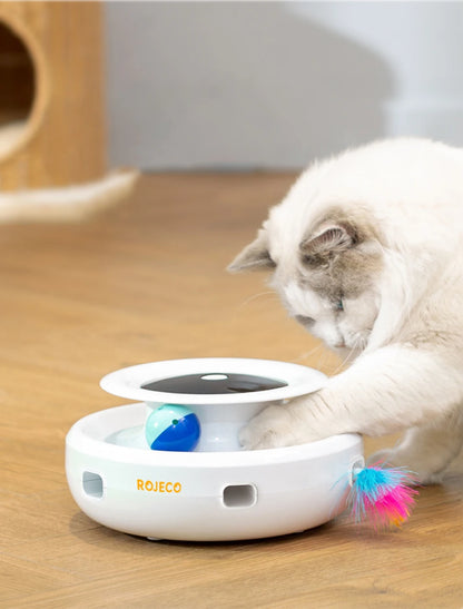 Purrfect Smart Automatic Feather Fun Ball Toy