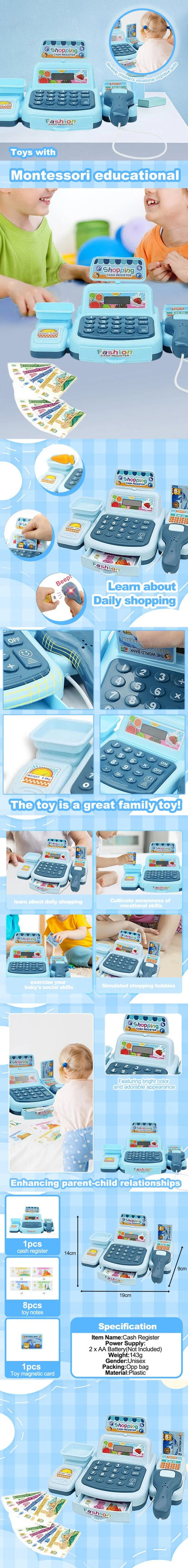 Supermarket Adventure Cashier Toy Set