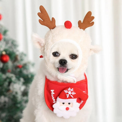 Festive Pet Santa Outfit Set