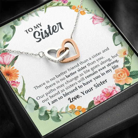 Sister's Heart Necklace