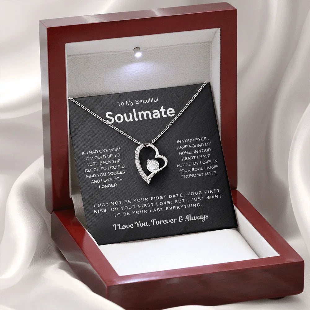 Soulmate Forever Love Heart Necklace