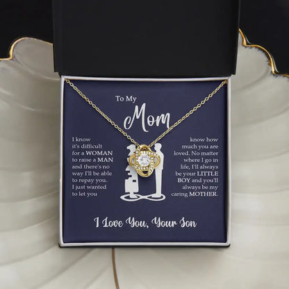 Eternal Love Knot Necklace for Mom