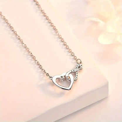 Eternal Love Zircon Necklace for Girl Friend