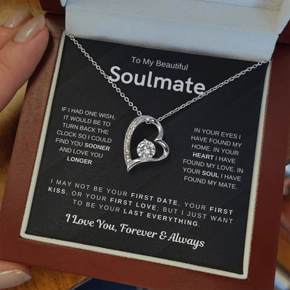 Soulmate Forever Love Heart Necklace