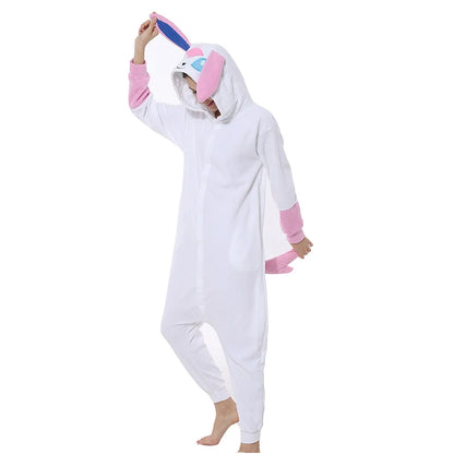 Pokemon Christmas Pajamas: Sylveon Fleece Onesie