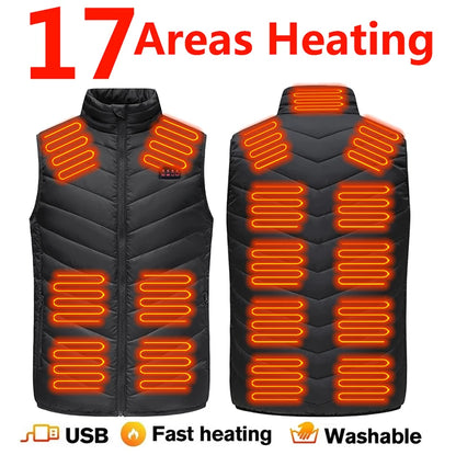 Unisex USB Inner Heated Jacket