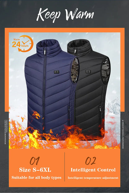 Unisex USB Inner Heated Jacket