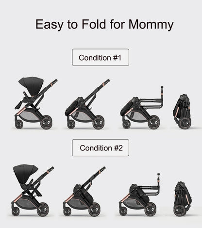 Newborn High-View Ergonomic Stroller