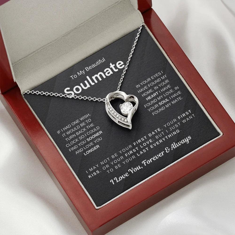 Soulmate Forever Love Heart Necklace