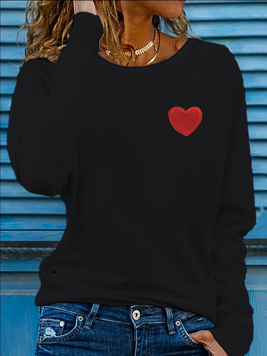 Cozy Heart Long Sleeve Tee